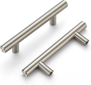 Ravinte 30 Pack 5inchinch Cabinet Pulls Satin Nickel Stainless Steel Kitchen Drawer Pulls Cupboard Pulls Brushed Nickel Cabinet Handles 5inchLength with 3inch Hole Center - - Amazon.com1.jpg